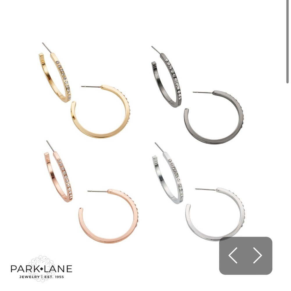 Park Lane Glo earrings, gold, NWT